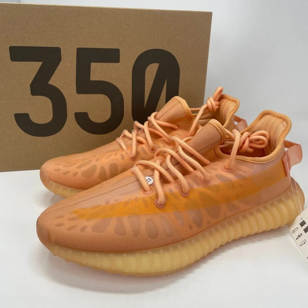 Adidas Yeezy Boost 350 V2 Sneakers Mono Clay Orange GW2870 10.5 Shoes Futuristic